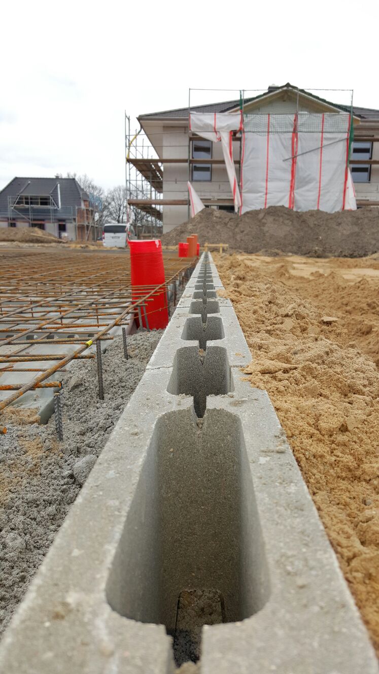 Stadtvilla in Elmenhorst: Fundament/Sohle Teil 2