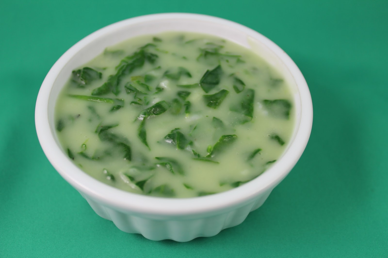 Ellen B Cookery Spinach Cream Sauce