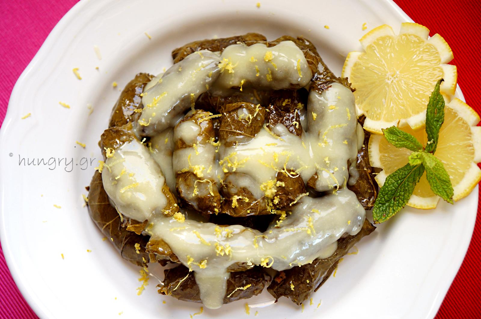 Kitchen Stories Stuffed Vine Leaves with Minced Meat & Tomato