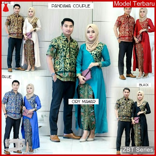 ZBT06209 Kebaya Batik Couple Longcardi Pandawa Kekinian BMGShop