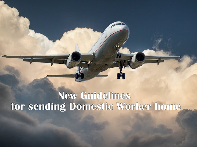 New guidelines for sending a foreign domestic worker home