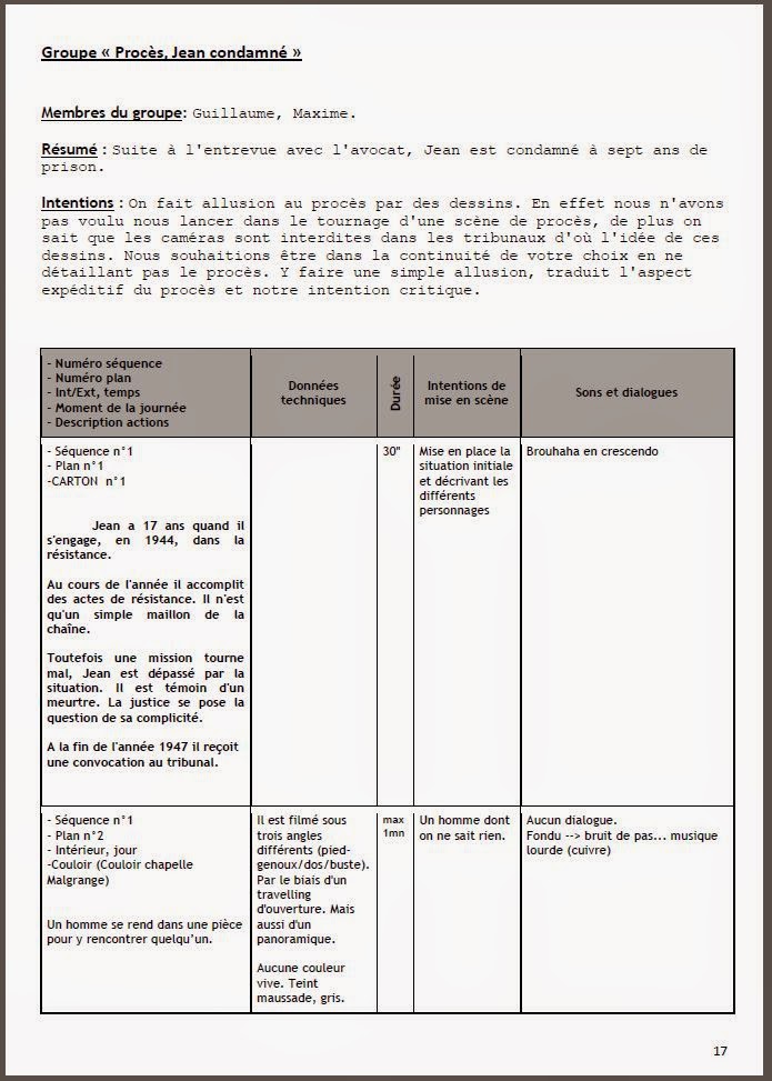 Atelier cinéma et Option "CinémaAudiovisuel" Collège/Lycée La