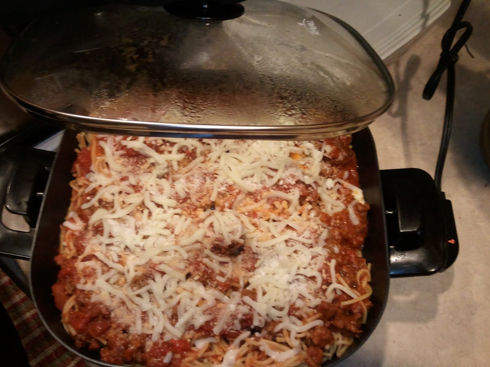 betsybetsysstuffbetsy Electric Skillet Baked Spaghetti