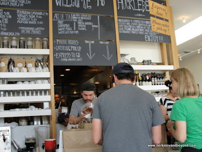 pick-up counter at Huckleberry Cafe in Santa Monica, California pick-up counter at Huckleberry Cafe in Santa Monica, California