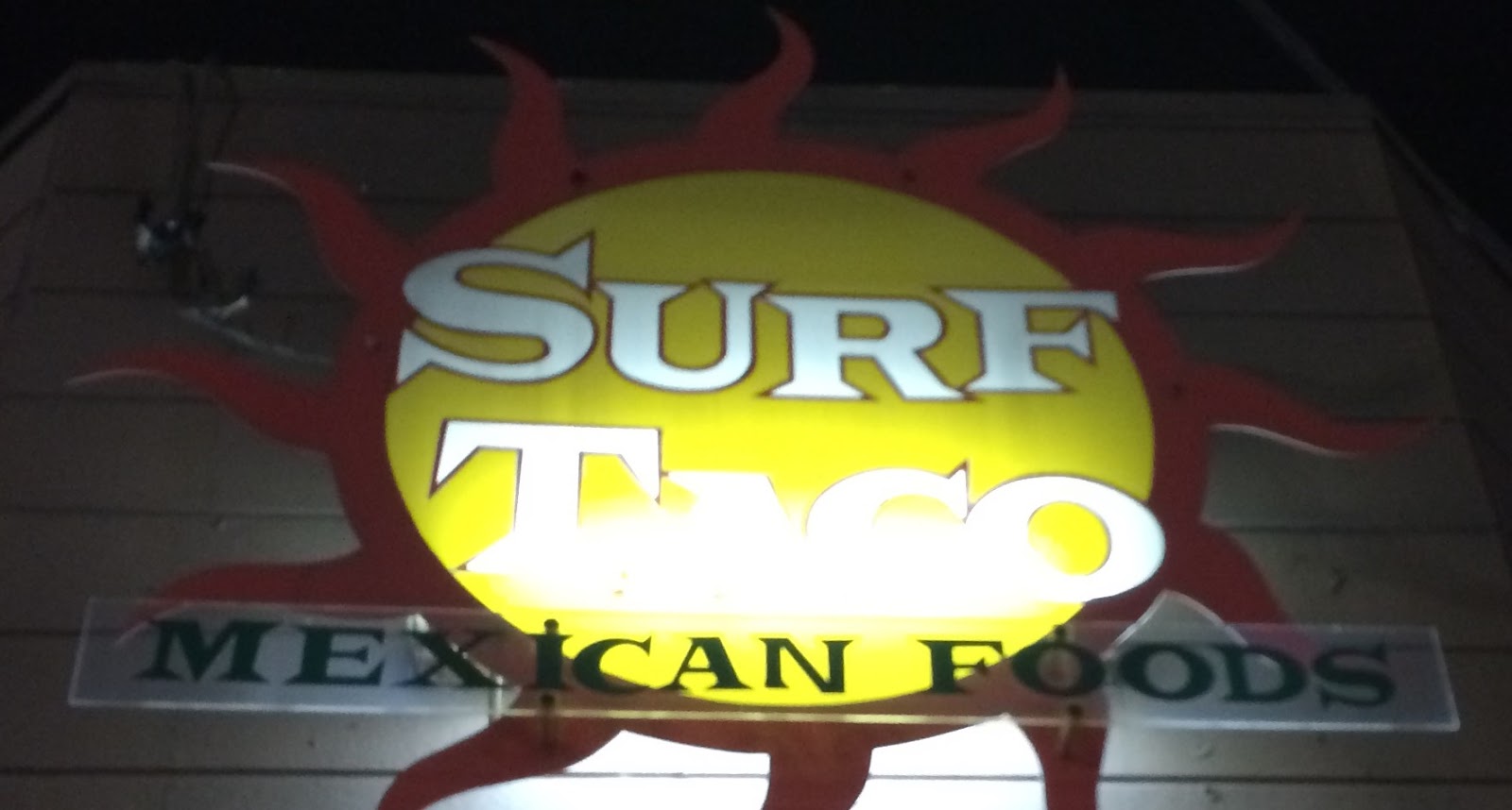JC's Food Reviews Surf Taco