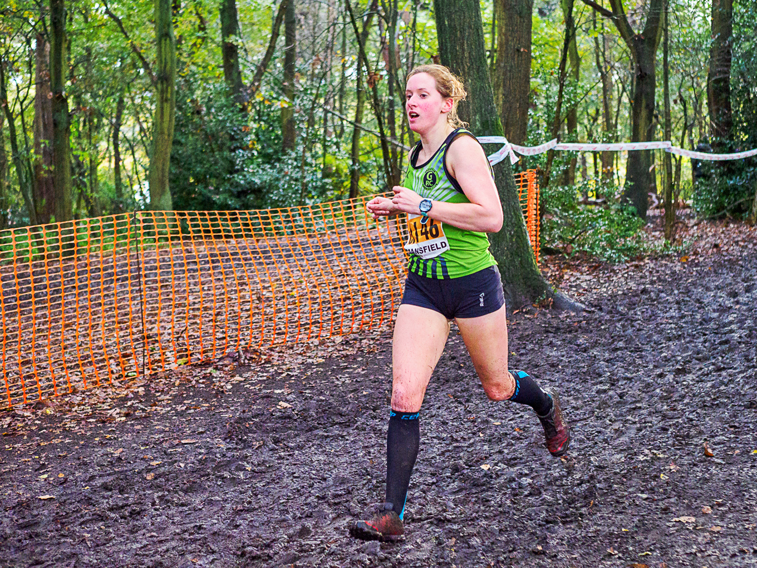 Grantham Running Club ECCA English Cross Country Relays Berry Hill Park, Mansfield