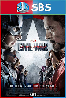 Capitán América Civil War (2016) 3D SBS Latino-Ingles