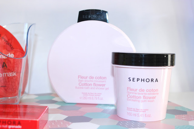 produits pour le corps et masque sephora, rosny 2 les petites bulles de ma vie