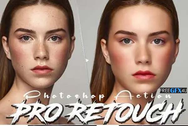 Professional Skin Retouching Photoshop Action
