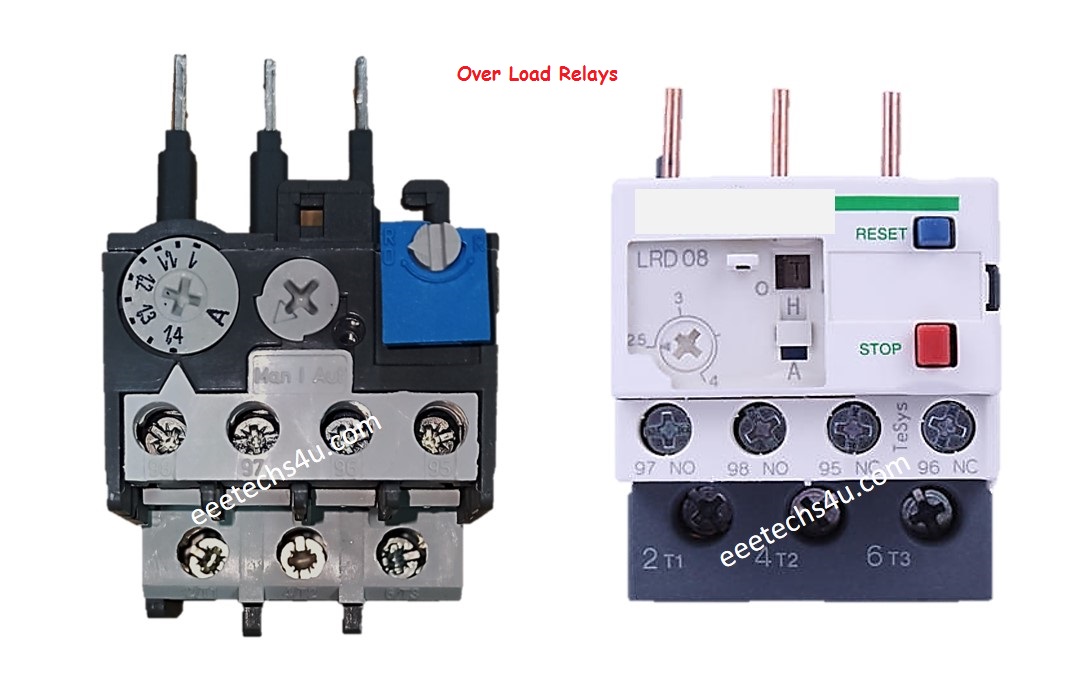 Over load Relay Operating Principles Types and Connections of OLR