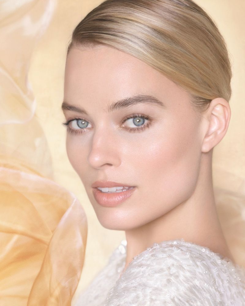 Margot Robbie poses for the Chanel Gabrielle Essence Campaign