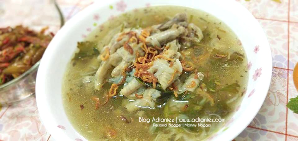 Resepi Sup Kaki Ayam Ikan Bilis Goreng Cili Padi Dengan