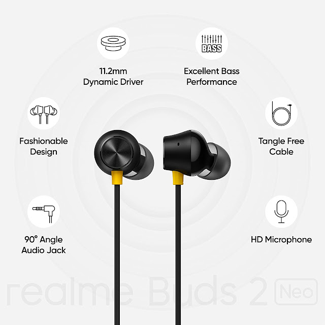 realme Buds 2 Neo is the best gaming earphone for pubg mobile under 500 rs in india
