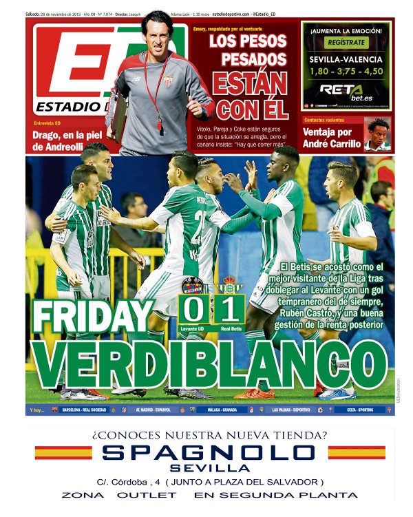 Betis, Estadio Deportivo:: "Friday verdiblanco"