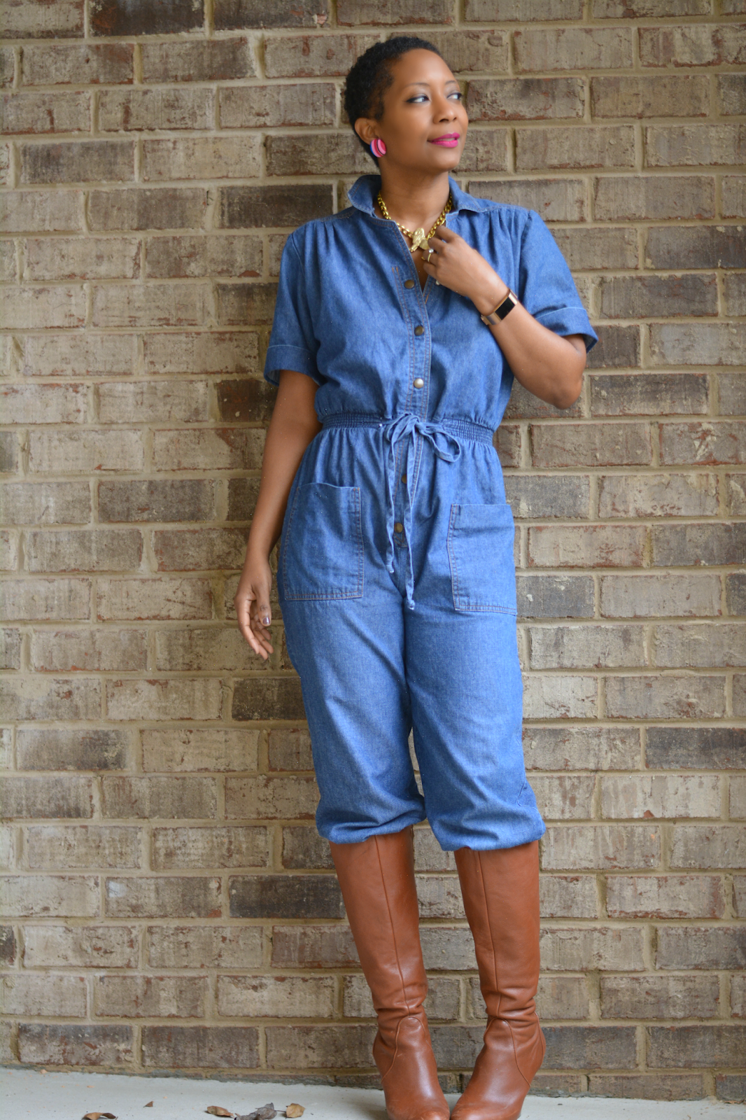 vintage jeans jumpsuit romper