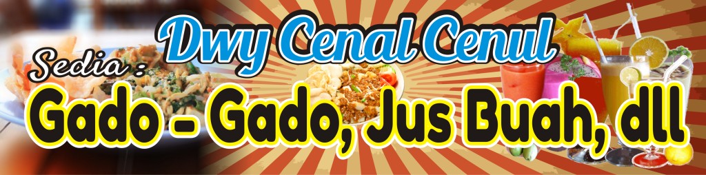 Desain Banner Bri Link Warung Gado Gado Salon Pengantin Hut Pgri Dsb