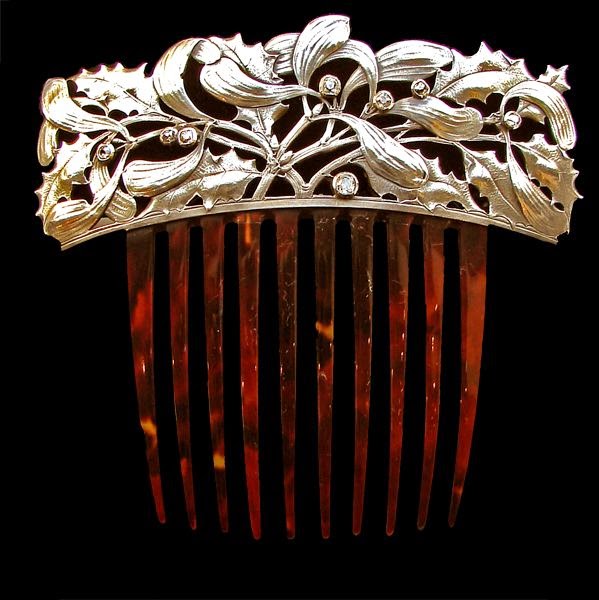 The Closet Historian Hair Comb History Highlight 7 Silver Combs