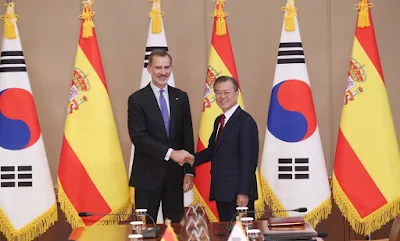 Moon Jae In, en la visita del Presidente de Corea del Sur a España