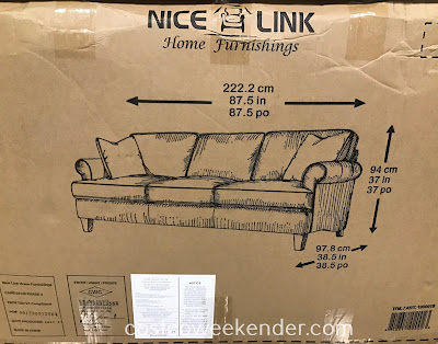 NiceLink Fabric Sofa & Chair Set: great for any living room or family room