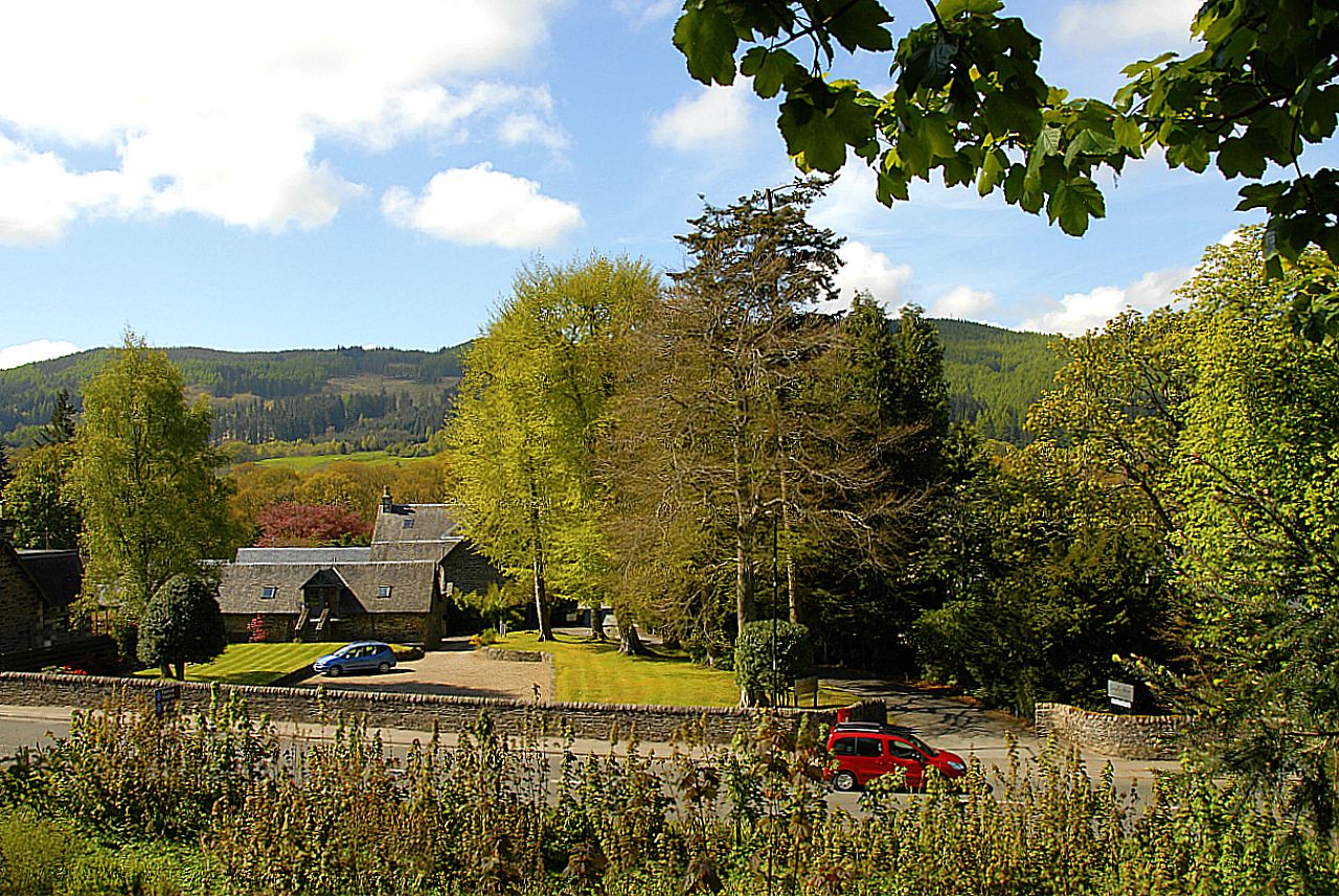 Craigatin House and Courtyard Pitlochry Scotland Craigatin House
