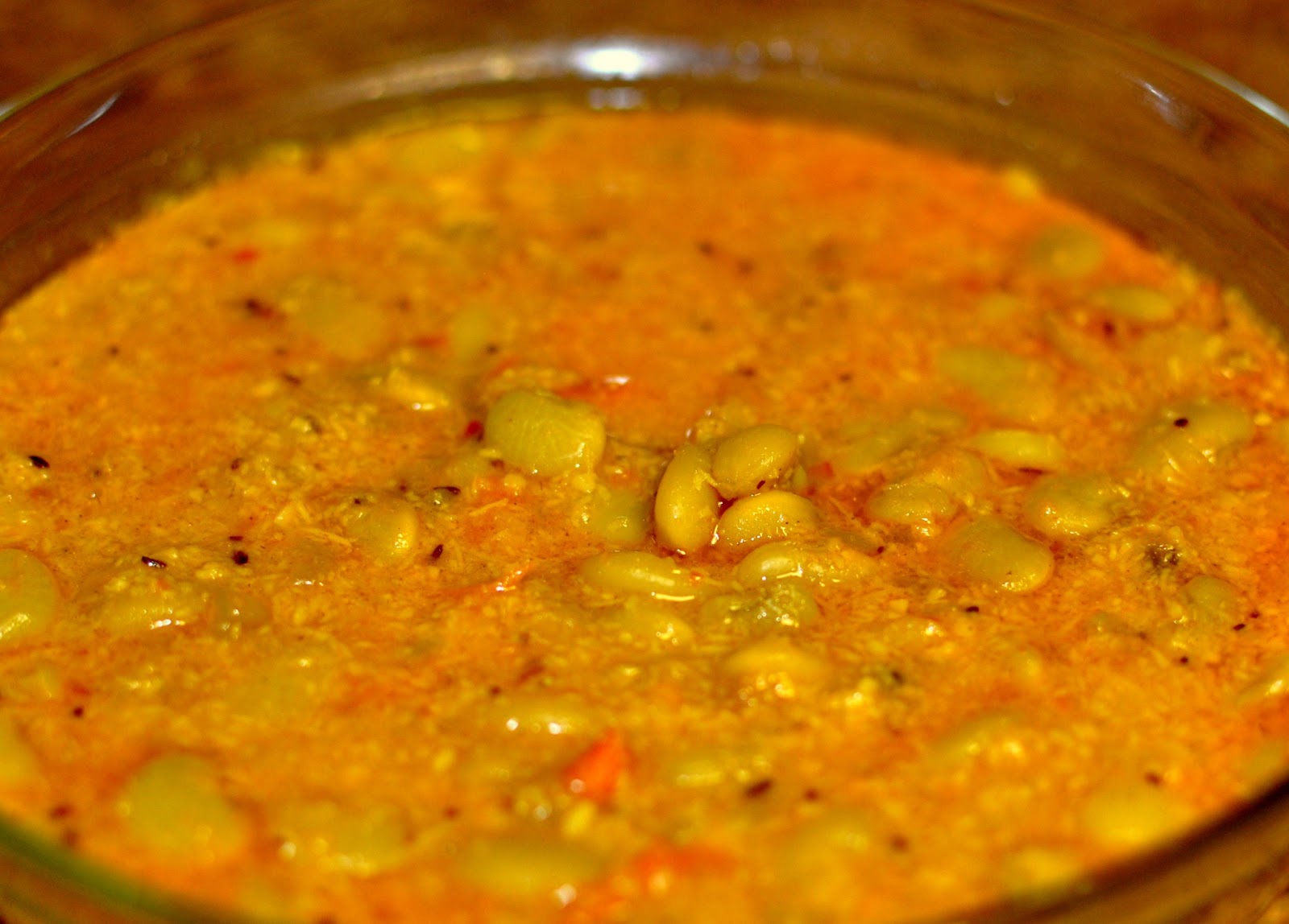 When Mom & Dad cook Lima Beans in a Konkani style curry.