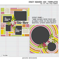 Template : Crazy Squares 09 by Akizo Designs