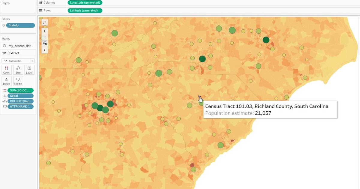 Mapping Census Tracts In Tableau The Power Of Place: Unleashing Census Data In Your Tableau Analytics - The  Flerlage Twins: Analytics, Data Visualization, And Tableau