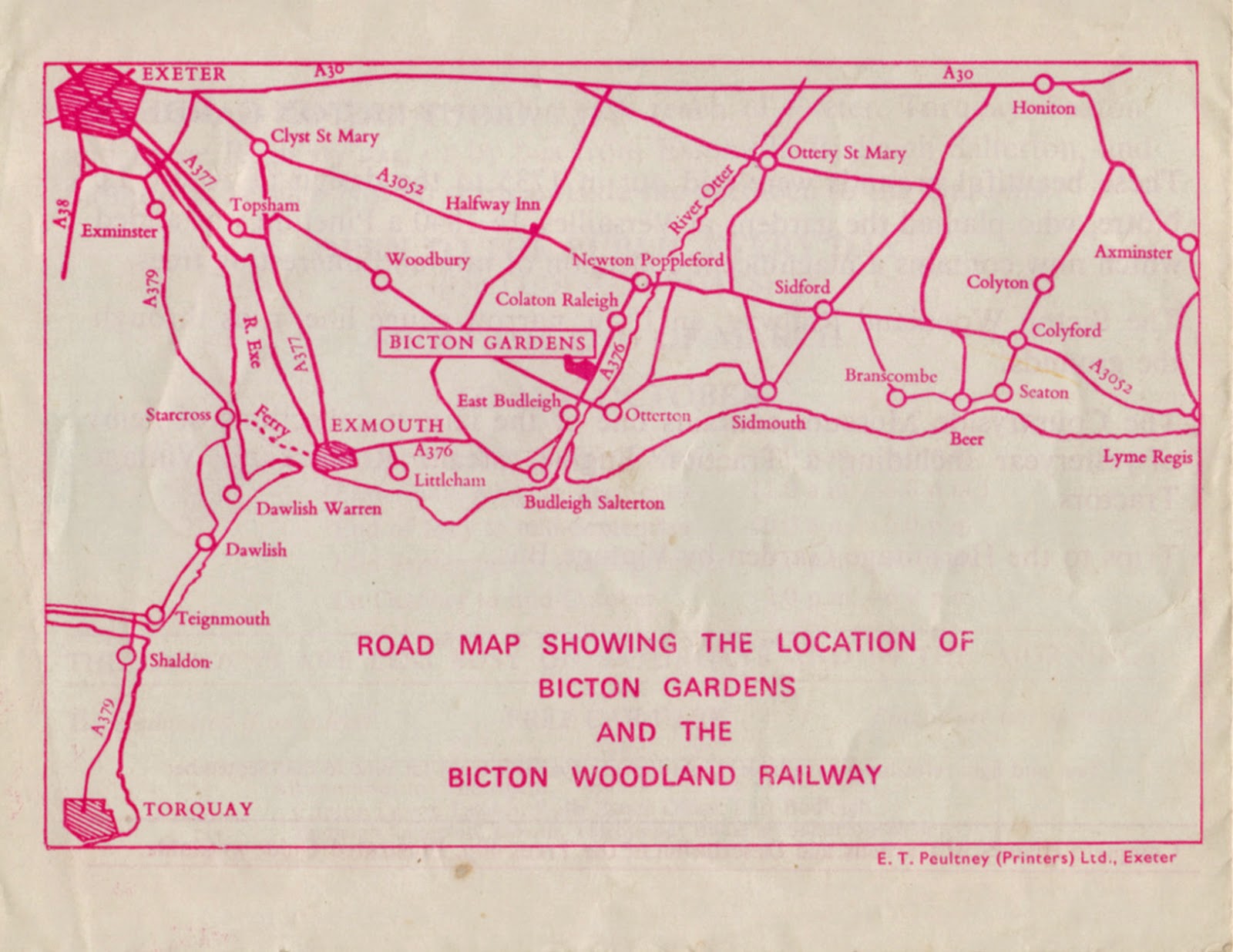 Bicton Park Map