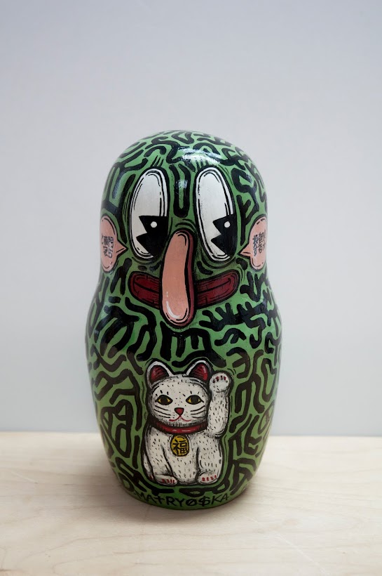 Maneki Neko MATRYO$KA by Kokimoto 2016. Private collection