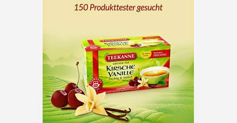  Tester TEEKANNE Grüner Tee Kirsche Vanille