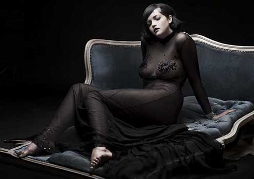 corsetorium couture dress silk tessa kuragi boudoir photograpy luxury