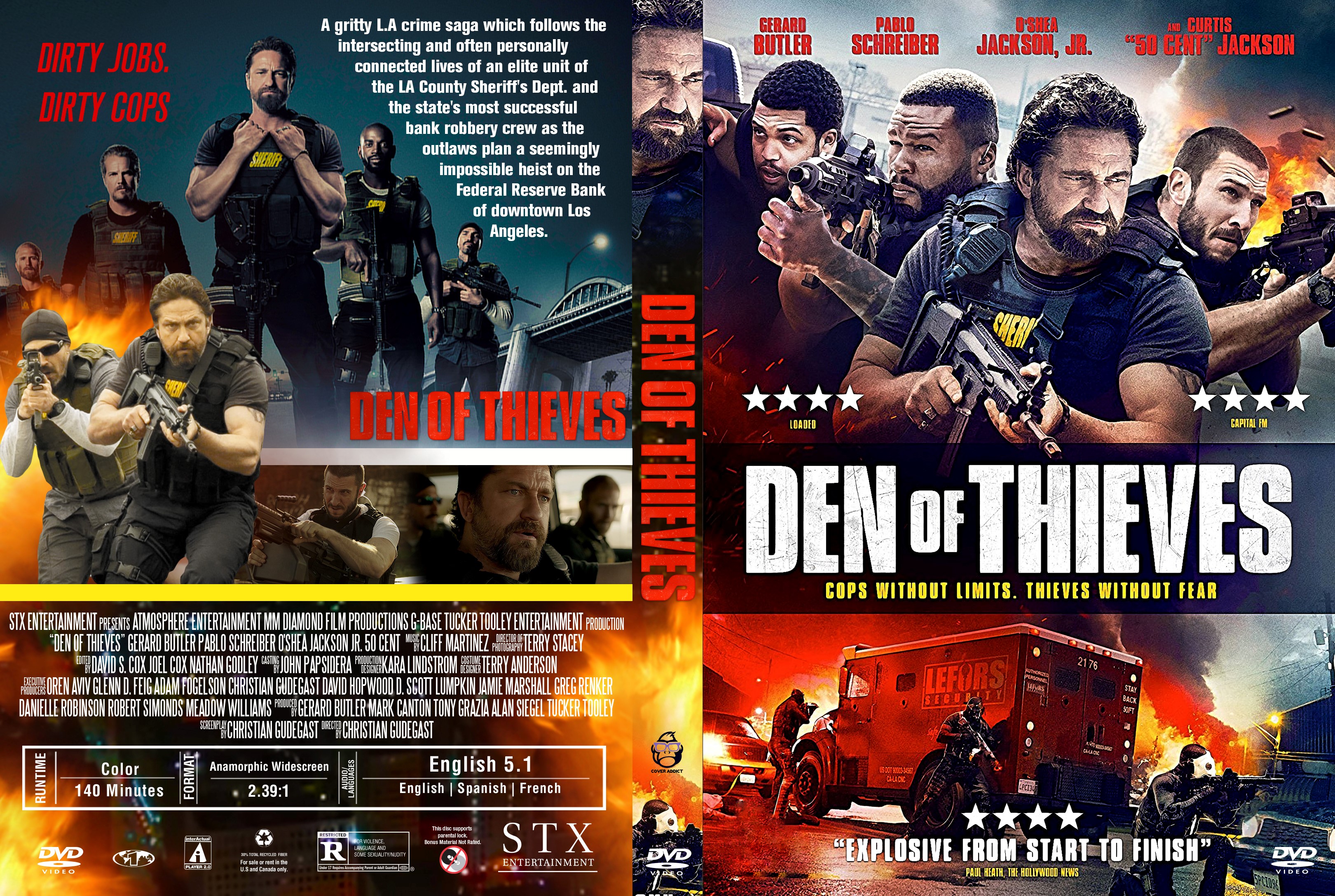 Den Of Thieves DVD Cover.