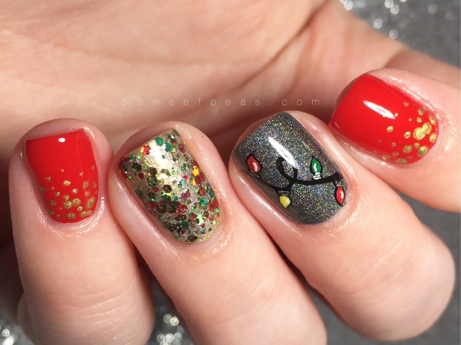 8. "Holiday Lights Nails" - wide 2