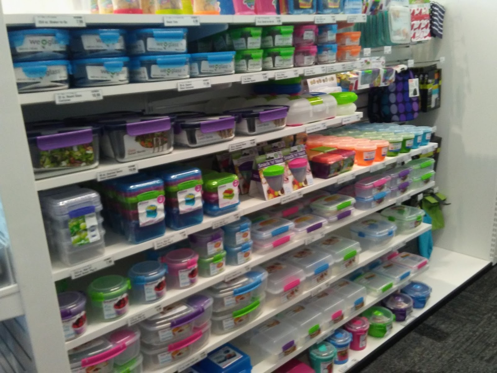 These are just some of the many, many aisles of the store.