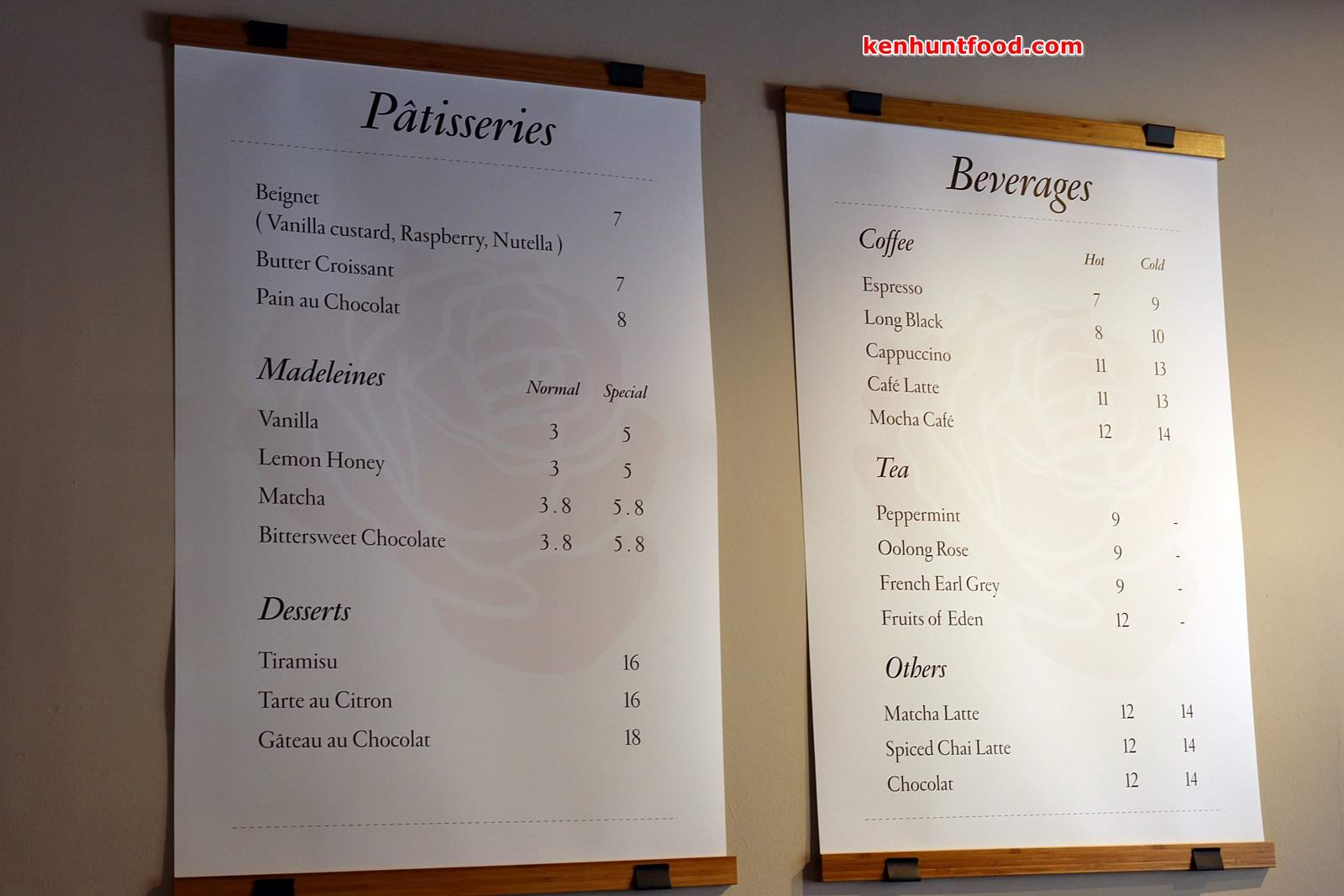 KEN HUNTS FOOD La Vie En Rose Patisserie Malay Street,