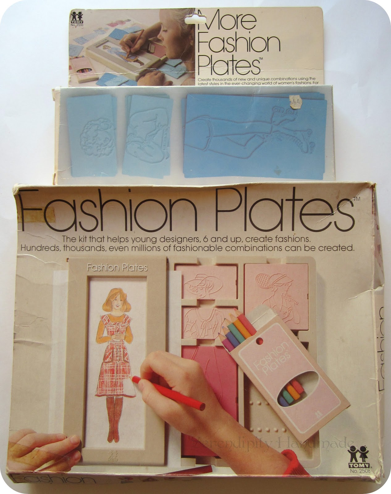 Serendipity Handmade: Fortunate Finds: the Original Fashion Plates by Tomy
