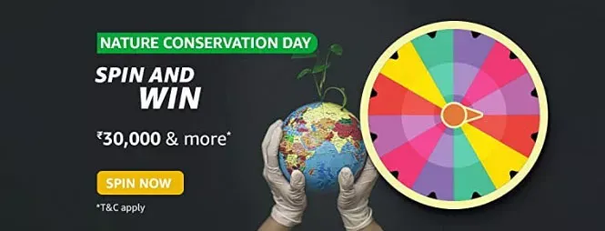 Nature Conservation Day Spin and Win