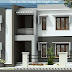 Wide flat roof 3 bedroom home design 