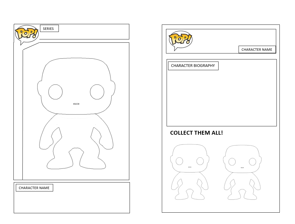 Custom Pop Vinyl Box Template, HD Png Download is free transparent png  image. To explore more similar hd image on …