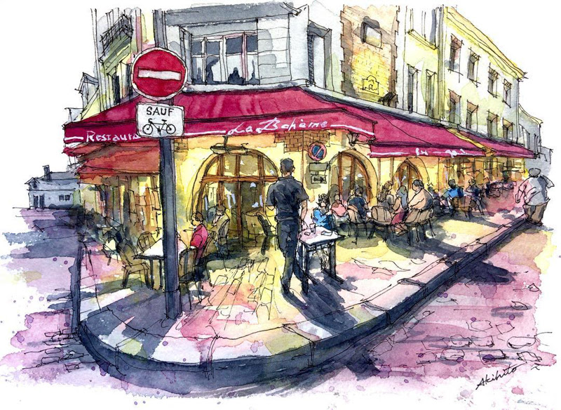 Beautiful Watercolor Paintings by Akihito Horigome from Tokyo, Japan. Beautiful Watercolor Paintings by Akihito Horigome from Tokyo, Japan.