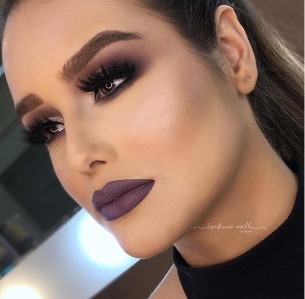 maquiagem de festa batom escuro maquiagem de festa batom escuro