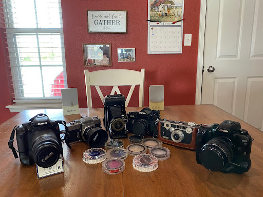 A few of the cameras and filters