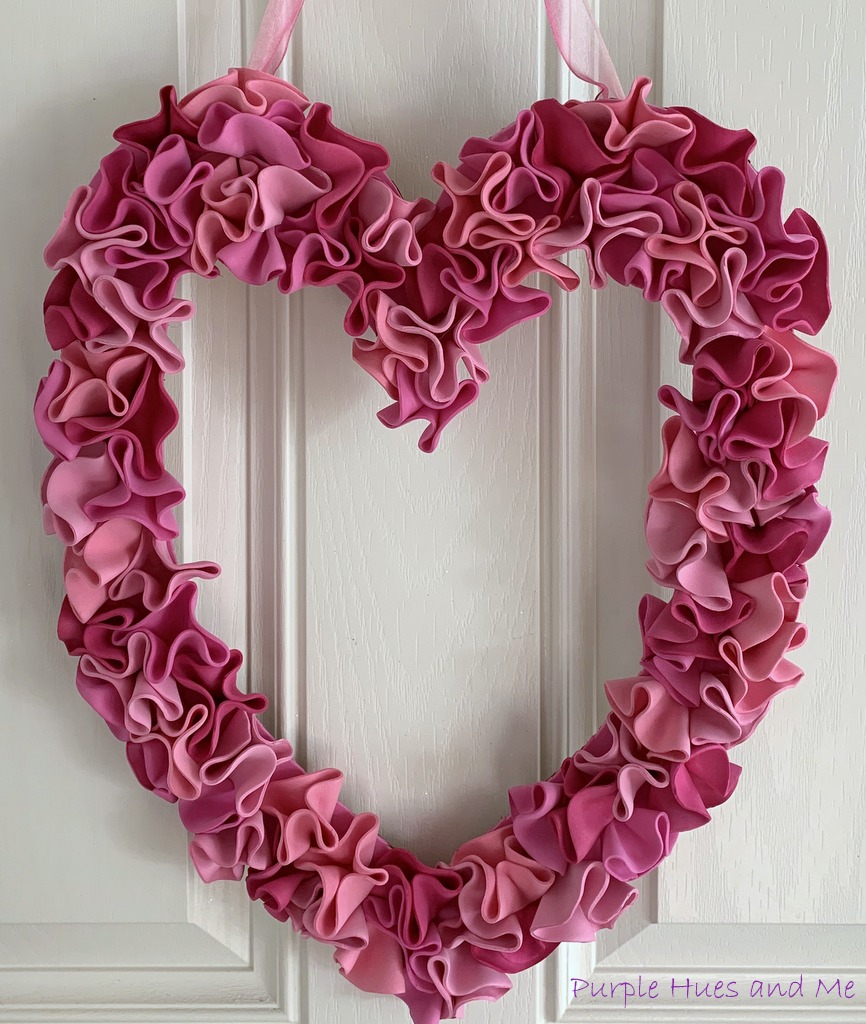 Styrofoam Heart Wreath 11