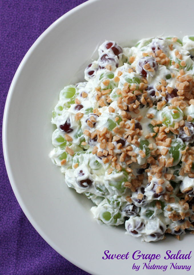 See Them Cook Toffee Grape Salad