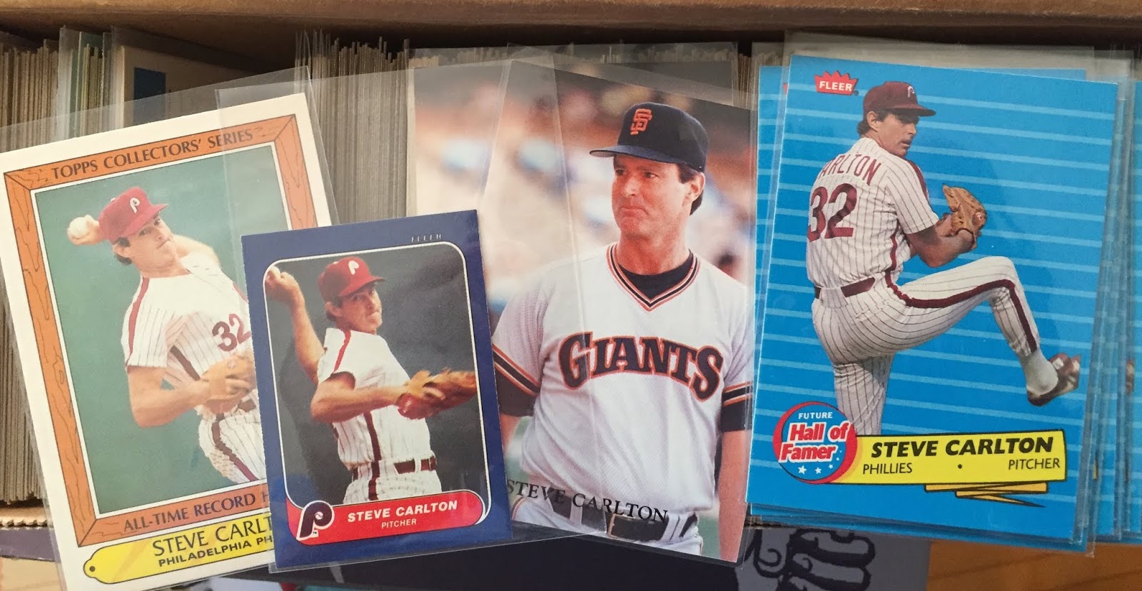 Mark My Words Steve Carlton box of 440 baseball cards