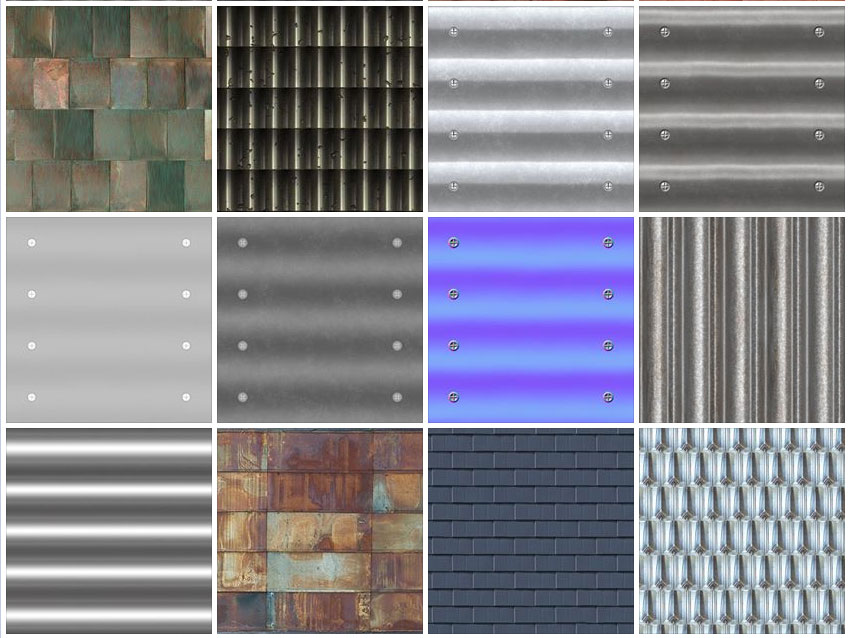 Vismat Metal Roof And Concrete Roof Vismat Texture For Vray