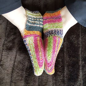 Knitting and so on: Undecided Slippers