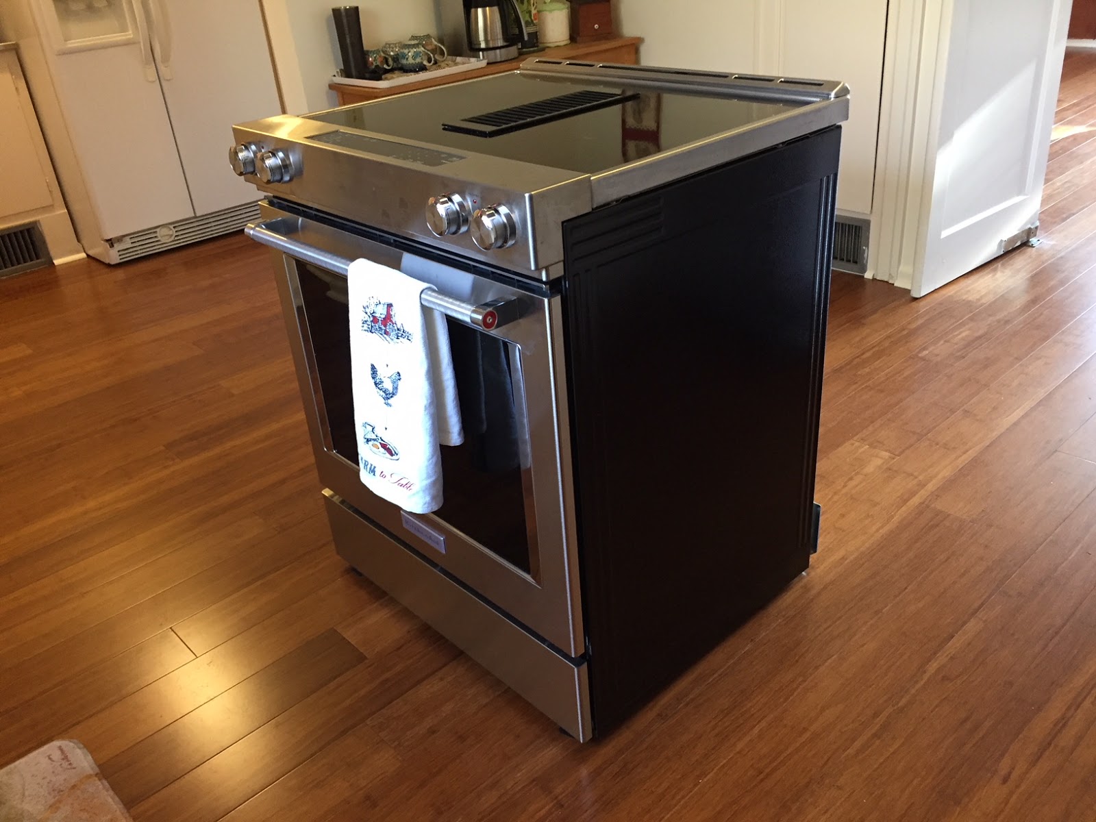 Downdraft Stove Installed in Vintage Kitchen