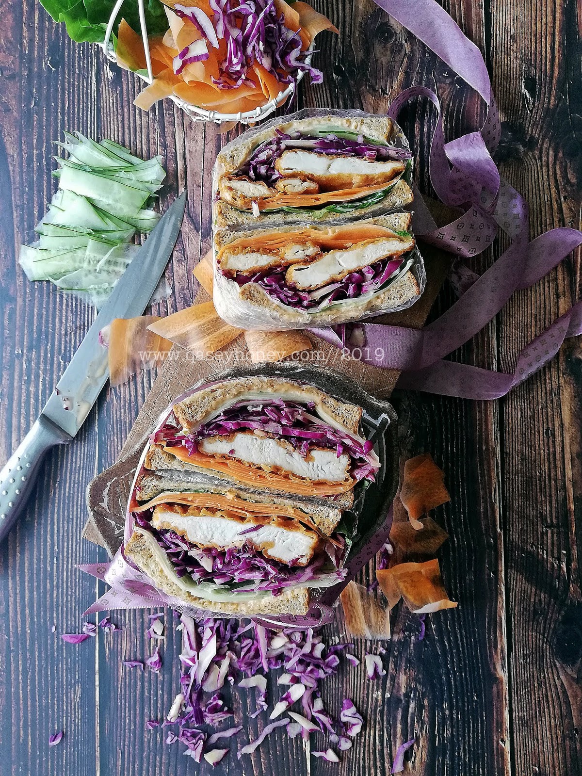 Wanpaku Ayam Goreng Wanpaku Viral Sandwich Jepun Style