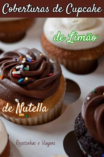 Receita de coberturas para cupcake